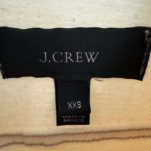 J. Crew Cream Jean Jacket XXS - Picture 3 of 3